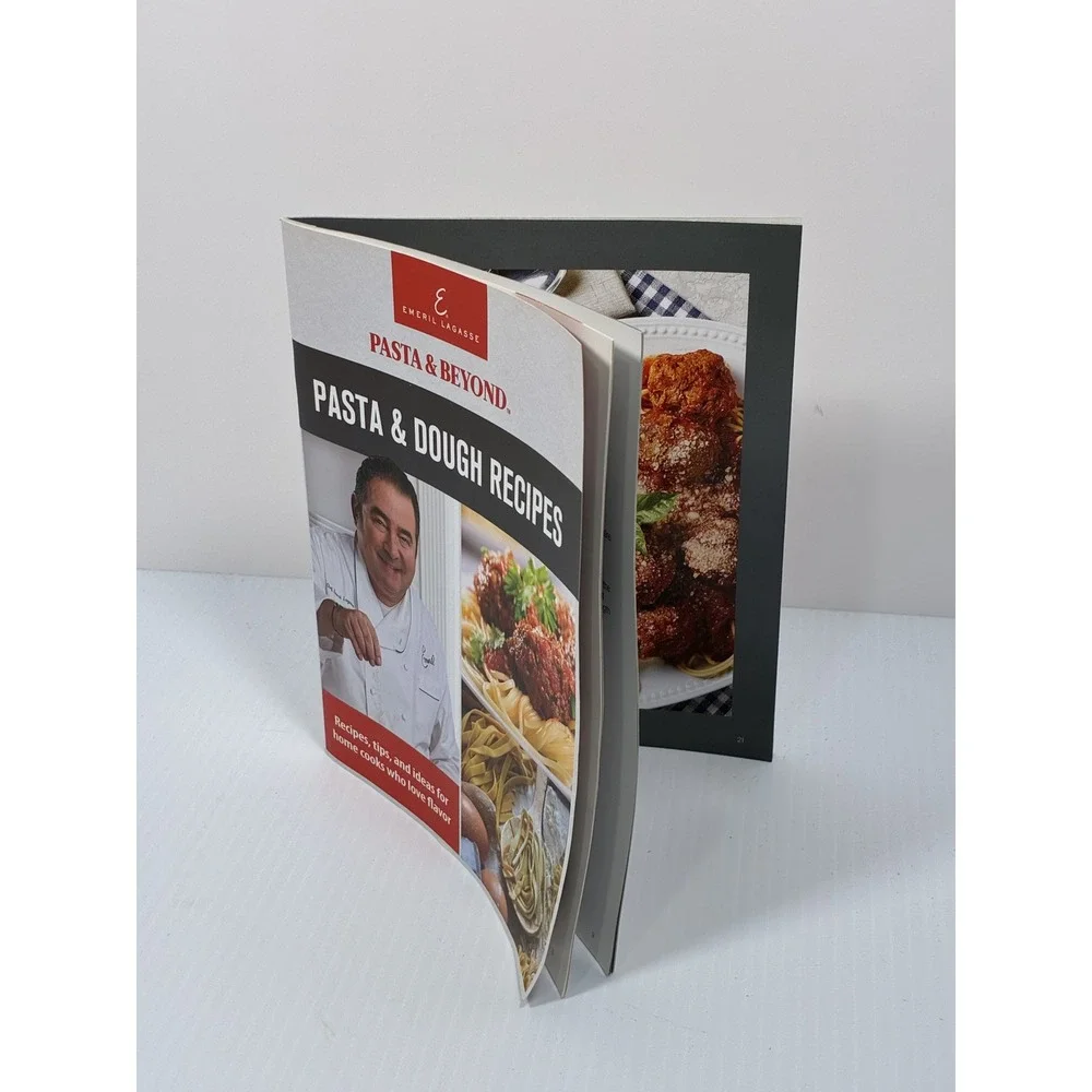 Emeril Lagasse Pasta & Beyond Pasta & Dough Recipes Cookbook Booklet Softcover